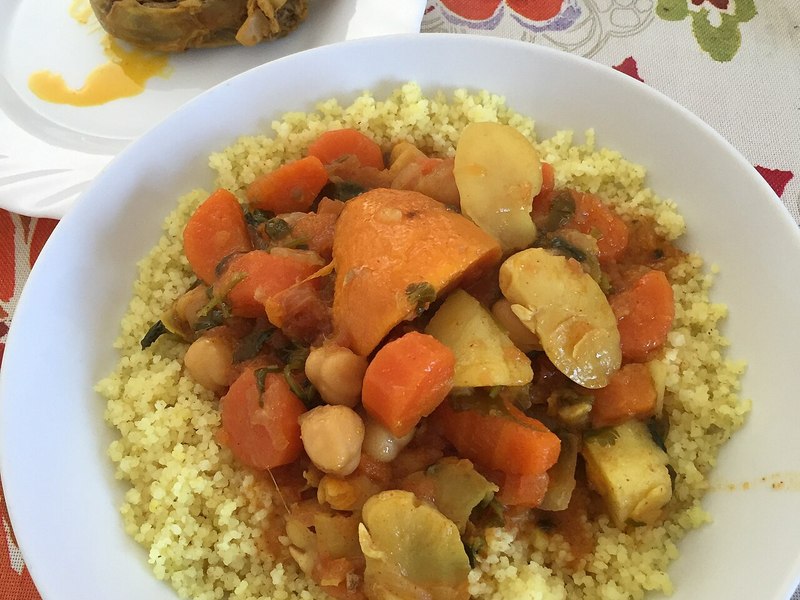 Couscous algérien au poulet